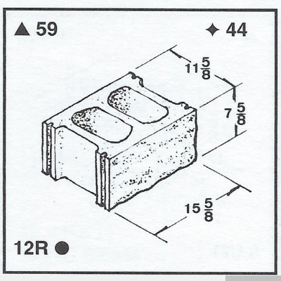 12 X 8 X 16 Split-Face