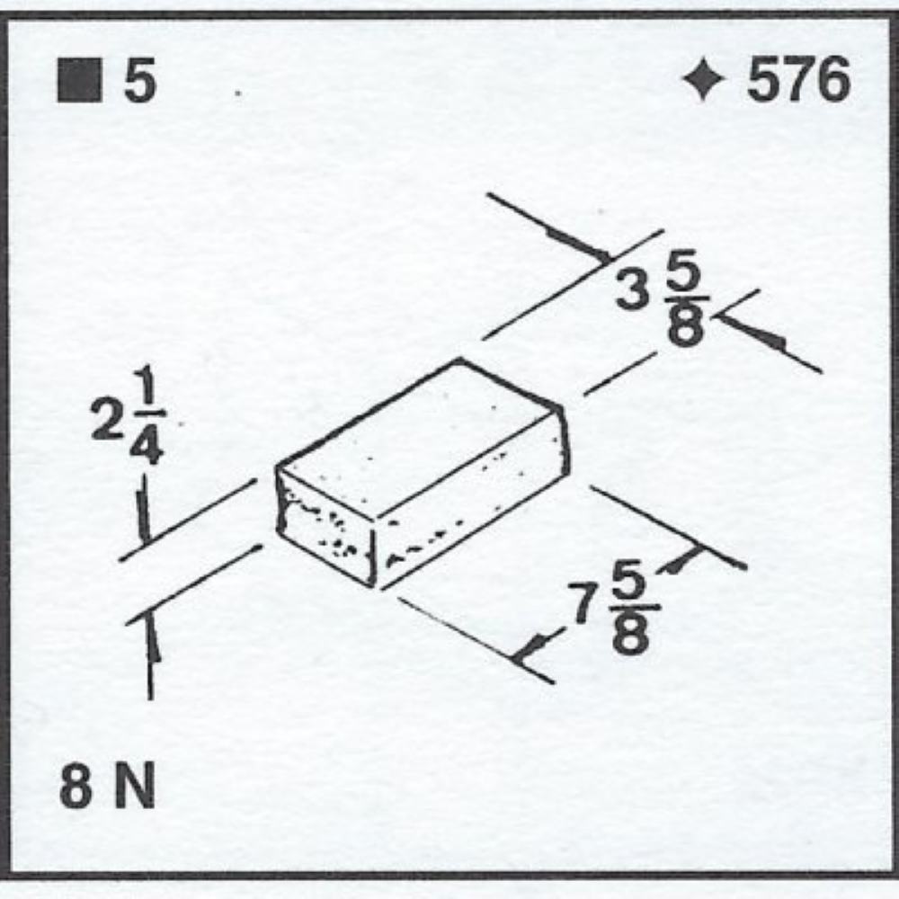 Concrete Brick, Split-Face