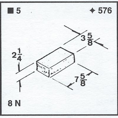 Concrete Brick, Split-Face