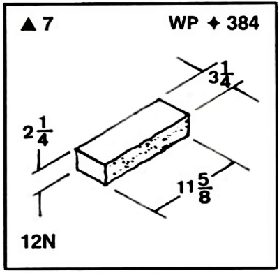 Concrete Norman Brick, Split-Face