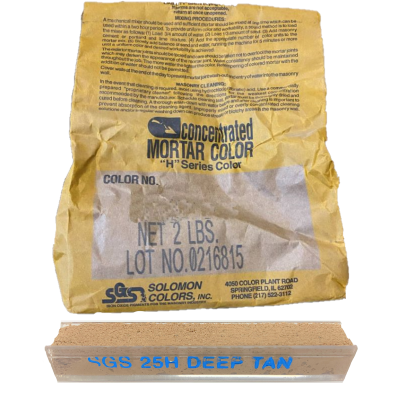 25H Deep Tan Mortar Dye