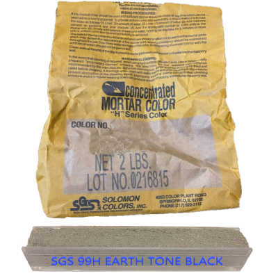 99H Earthtone Black Mortar Dye