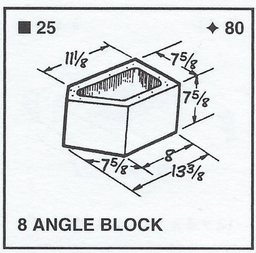 8 X 8 X 16 Angle *45 *