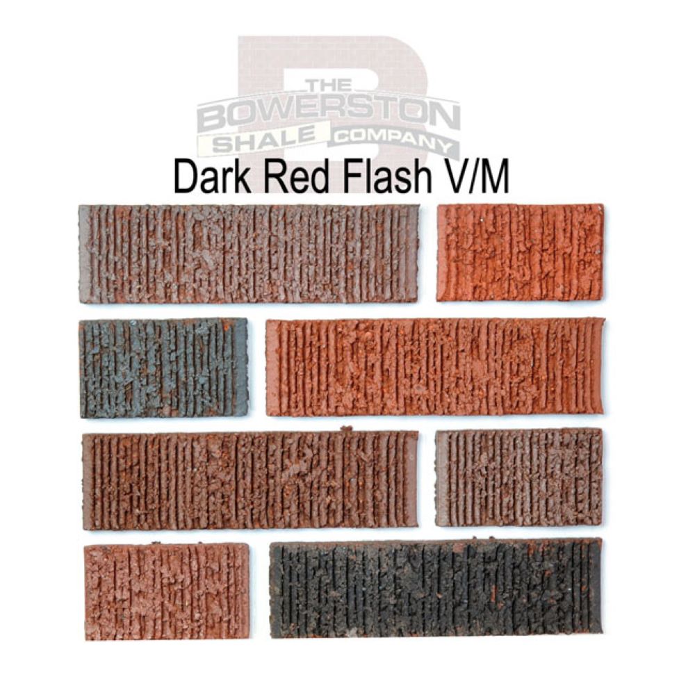 Bowerston Dark Red Vertical Flash Matt Standard