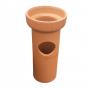 Clay Pipe - 10" I.D, 2' Length W/ 6" Hole